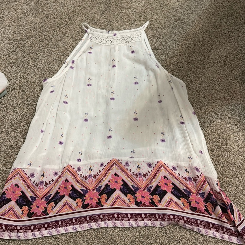 Halter neck tank top